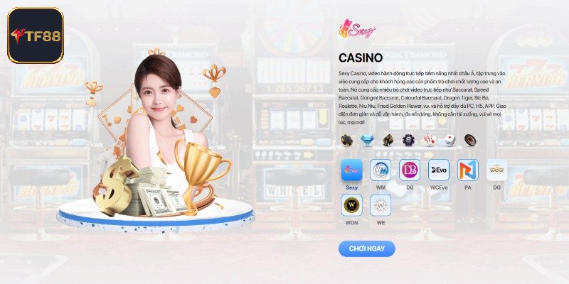 5 sảnh live casino xanh chín