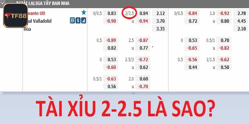 Đặt cược cửa tài 2-2.5 có gì hấp dẫn