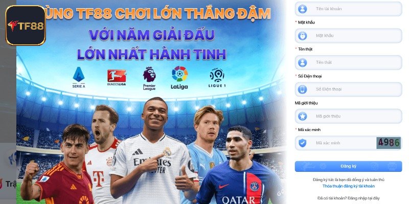 Hướng dẫn đăng ký TF88 cực nhanh tại website
