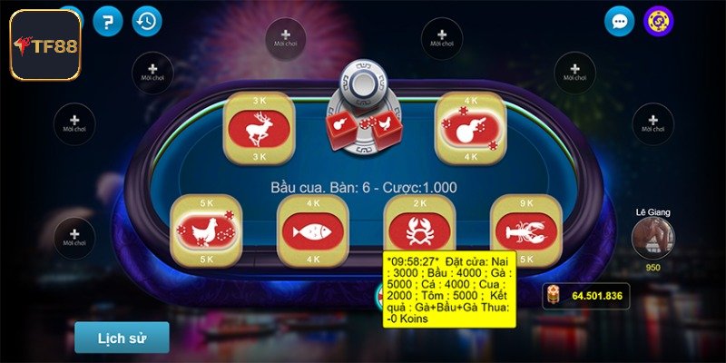 Hướng dẫn tham gia bầu cua